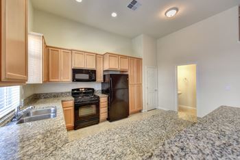 Granite slab kitchen countertops